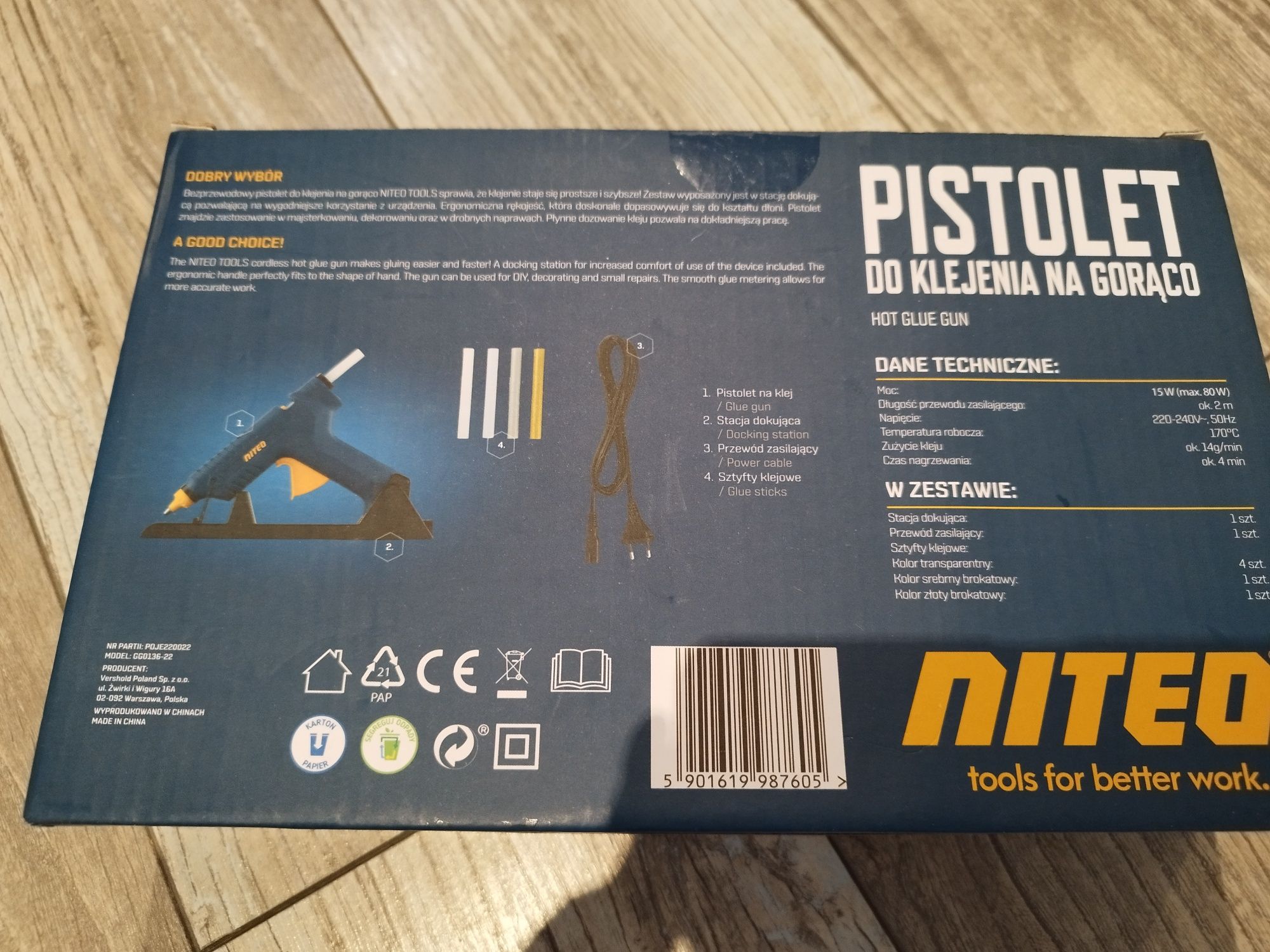 Pistolet do klejenia na gorąco