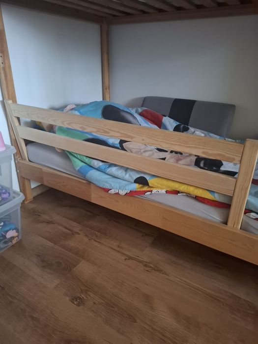 Zabezpieczenie łóżka dokładane