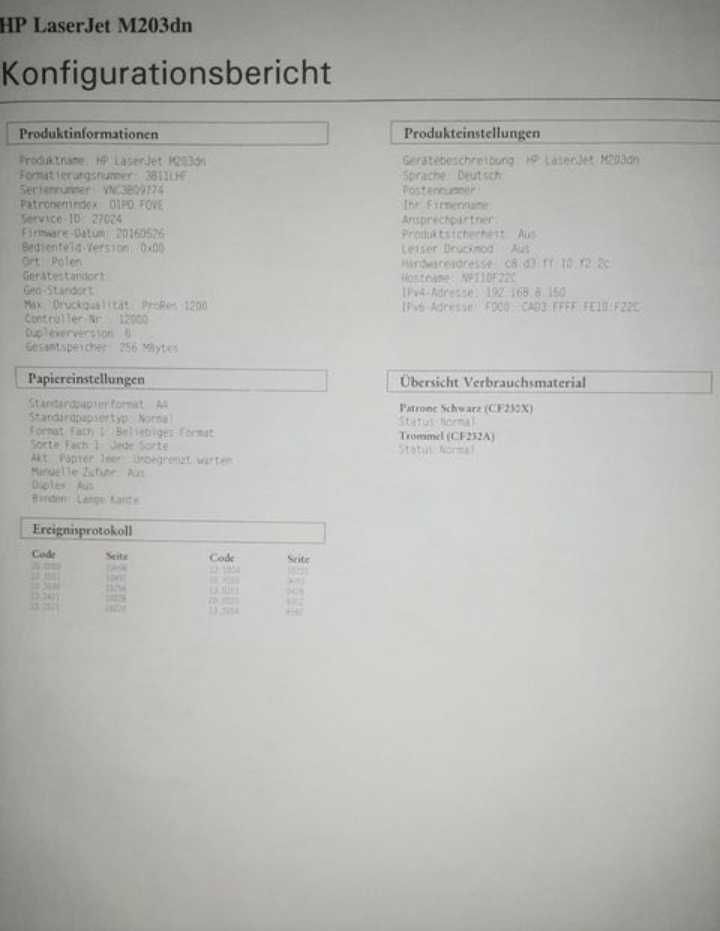 Drukarka laserowa Hp M203dn