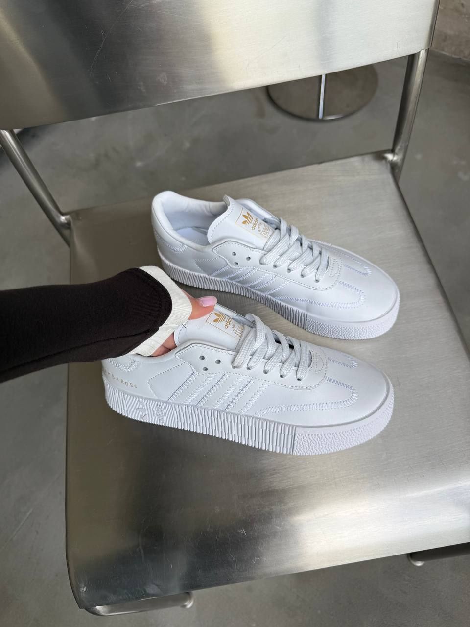 Adidas Samba White (36-45) Новые Кросовки самба белые