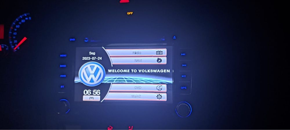 Rádio multimedia com bluetooth golv V / Tauran / Audi