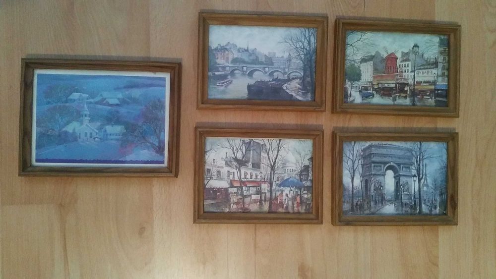 Obrazki Paryż,Georges B,Francja,pocztówki 1981, vintage, stare