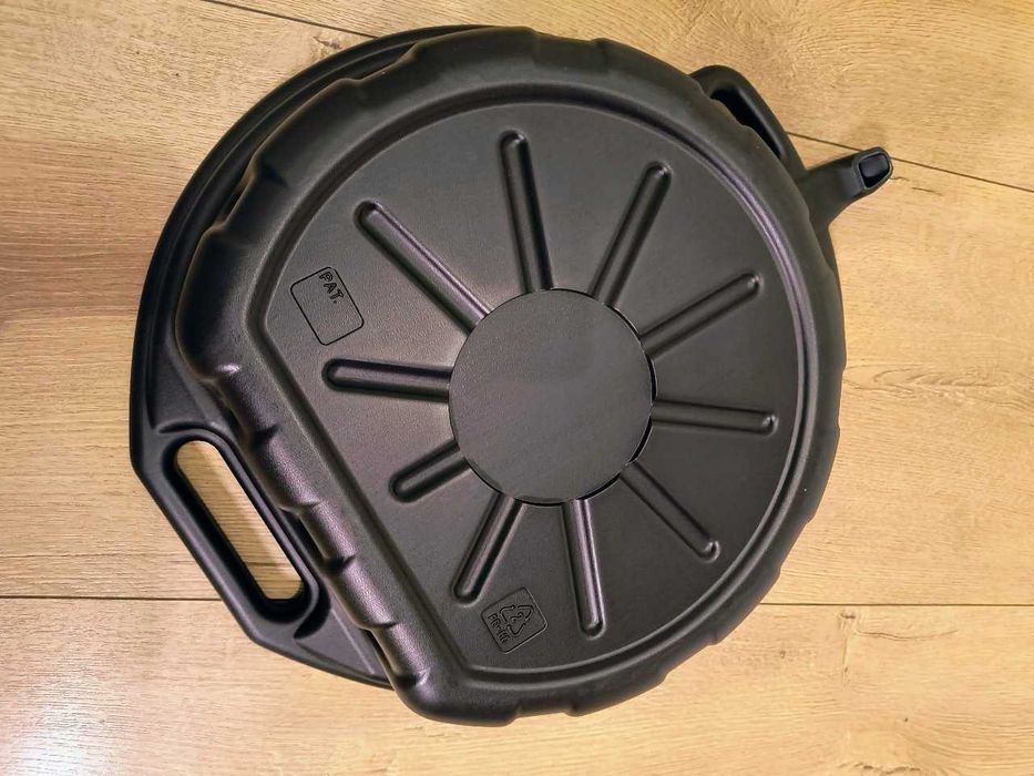 NOWA Miska Zlewarka Do Spuszczania Oleju Płynu Duża 8L Solidna Szeroka