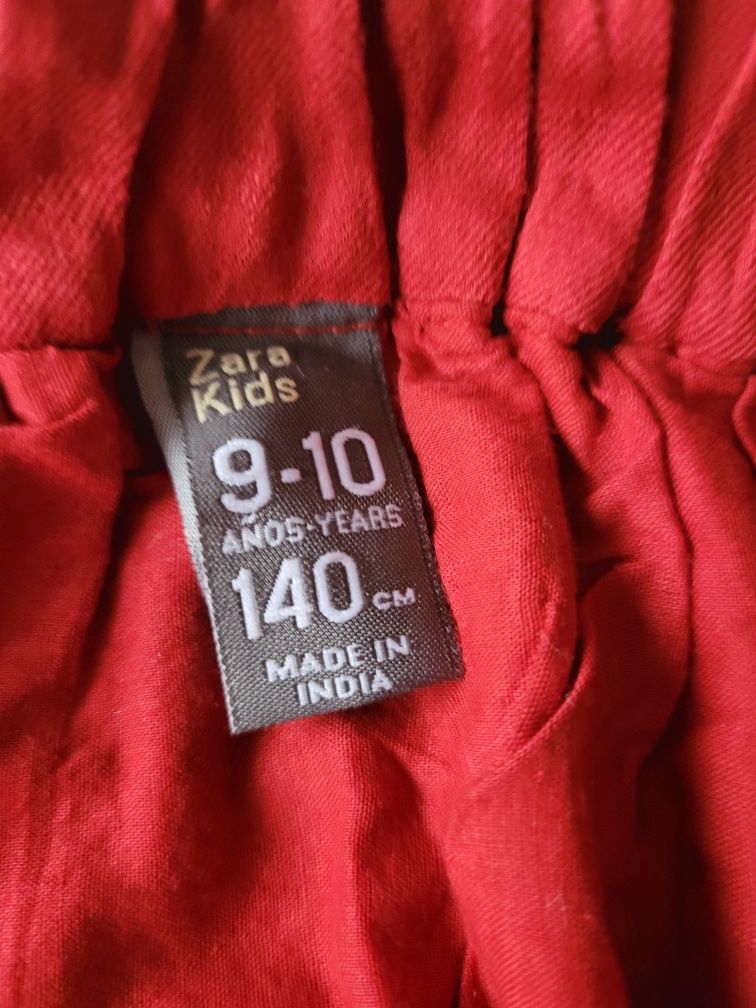 Spódnica Zara bluzka zestaw r 140