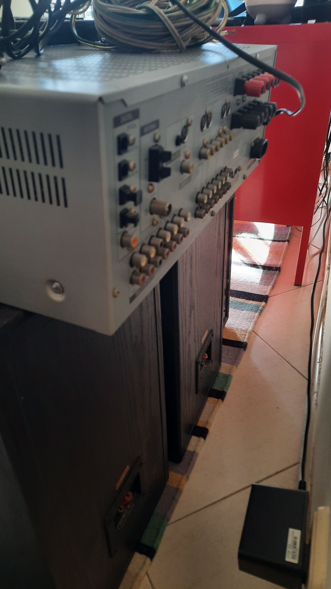 Home Theater Sony + subwoffer / 2 colunas Polycell