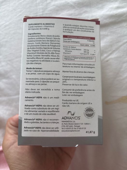 Advancis hepa 60 cap