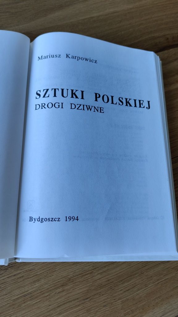 Sztuki Polskiej Drogi Dziwne Bydgoszcz 1994