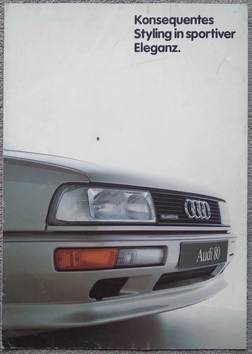 Prospekt AUDI 80 Votex akcesoria