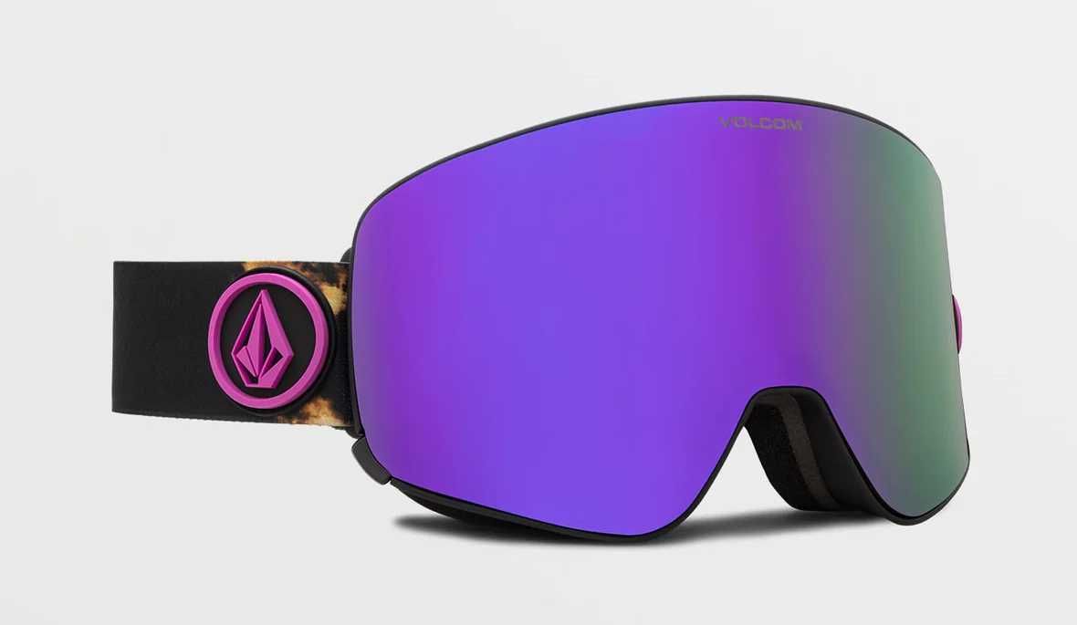 Gogle Volcom Odyssey Bleach Purple Chrome + Yellow dragon anon spy vz