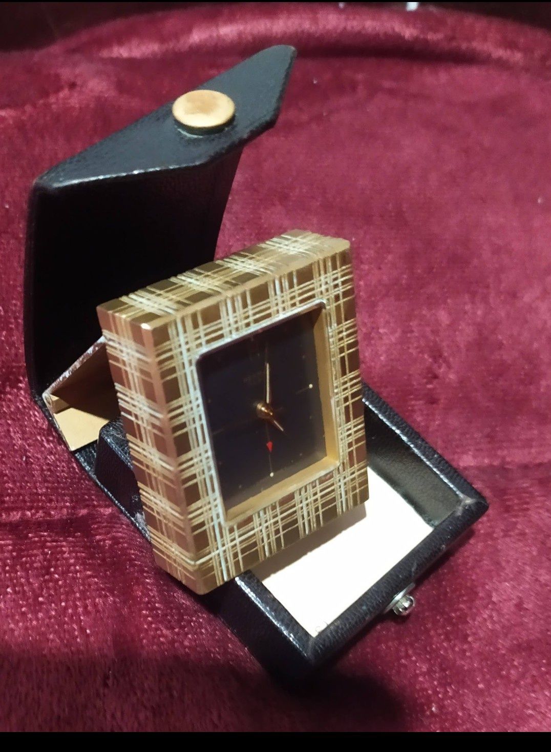 Mini relógio de mesa vintage