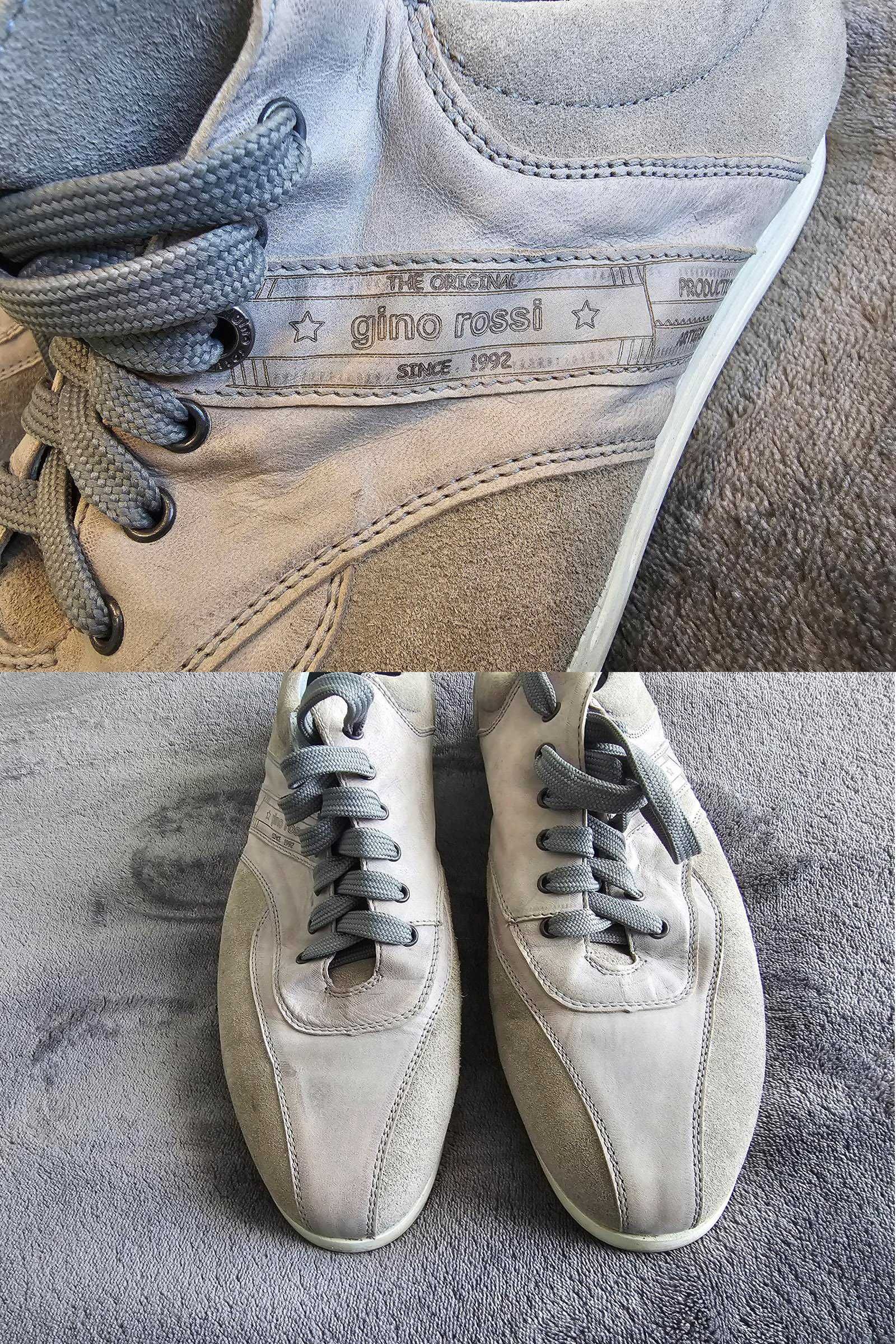 skórzane sneakersy roz. 44 (28,5 cm) Gino Rossi