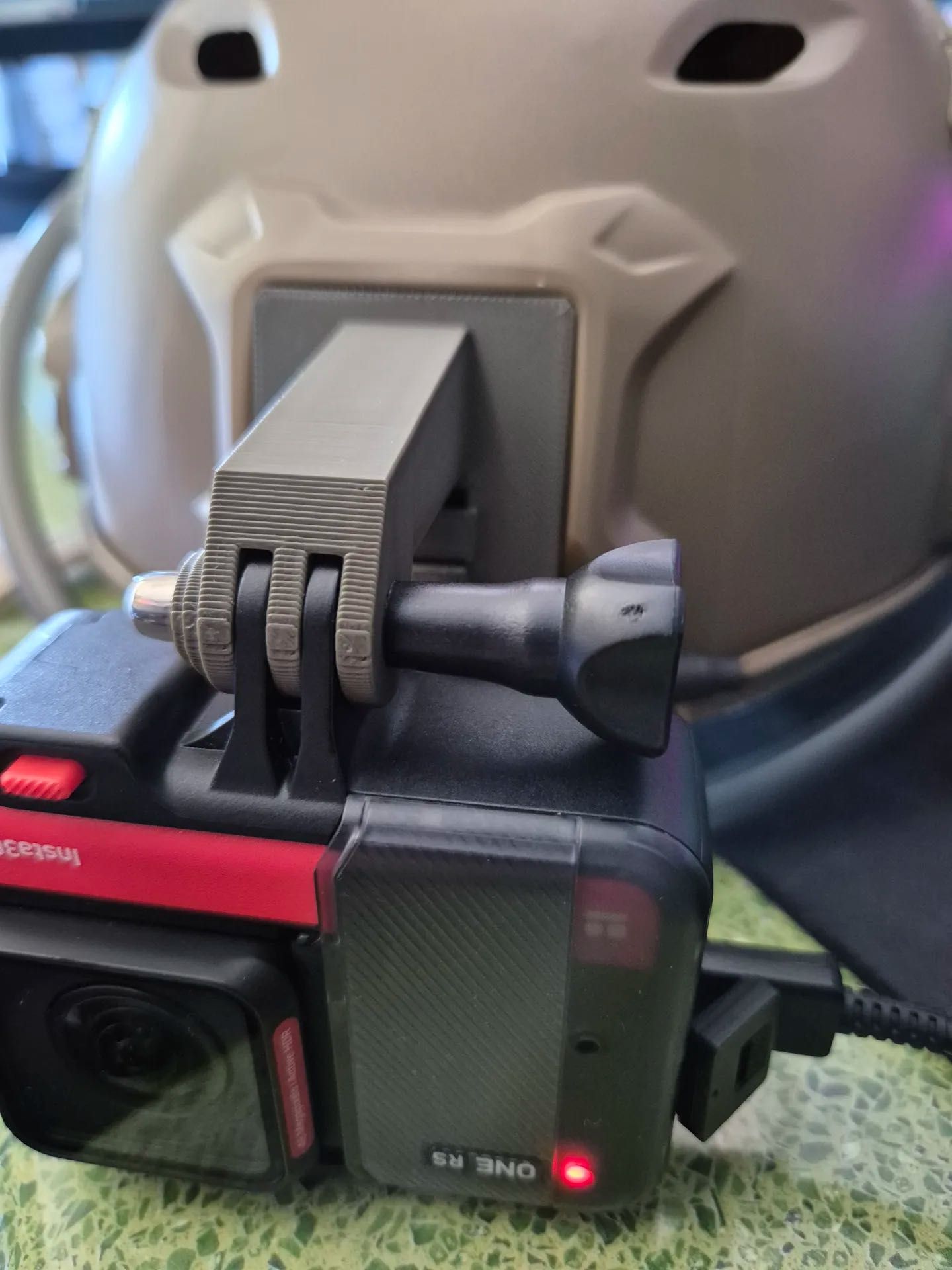 Кріплення NVG камер GoPro Insta360 на шолом!