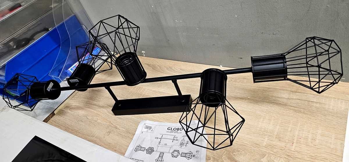 Lampa sufitowa kinkiet reflektor 5 punktów  PRISKA 54017-4 Globo