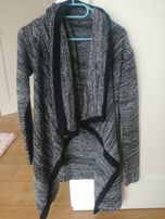 Sweter gruby kardigan narzutka