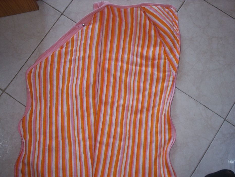 Ninho de bebé/saco-cama, sem mangas 0-6 meses cor de Rosa