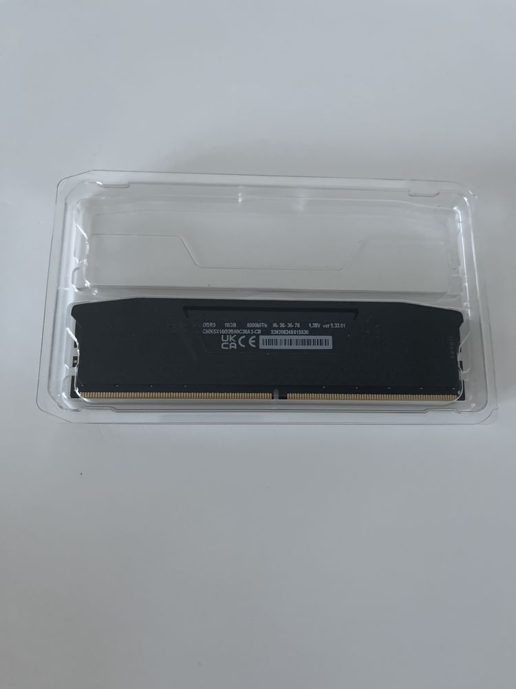 Corsair vengeance RAM 1x16gb DDR5 CL36 6000mhz