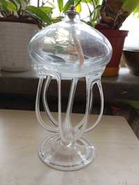 Szklana lampa oliwna