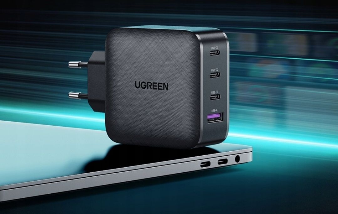 Ładowarka sieciowa  UGREEN CD224, 3x usb-C, 1x usb