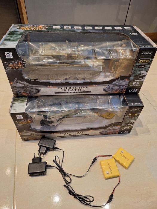 Czołgi zdalnie sterowane 2 szt