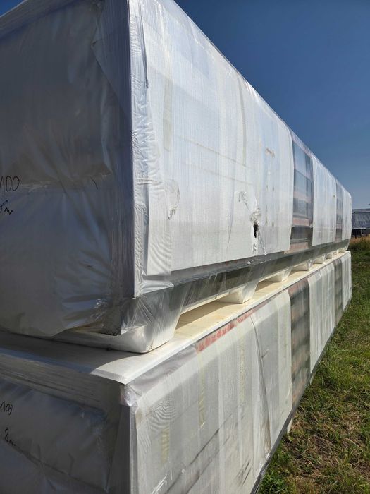 Płyta warstwowa pir 100 mm dachowa Antracyt 7016