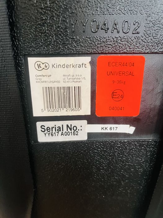 Автокрісло Kinderkraft Comfort Up 9-36 Kg