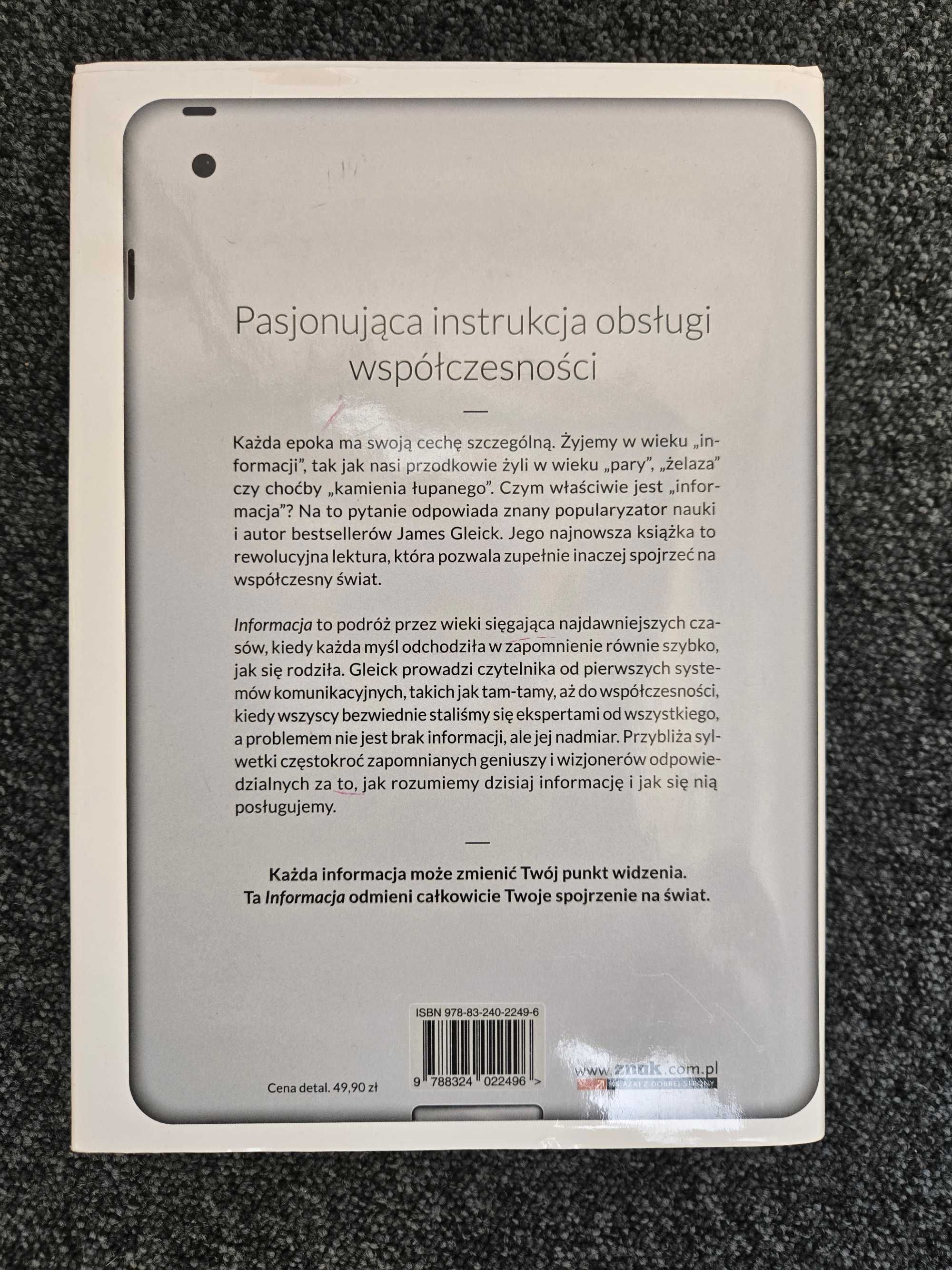 "Informacja. Bit, wszechświat, rewolucja", James Gleick