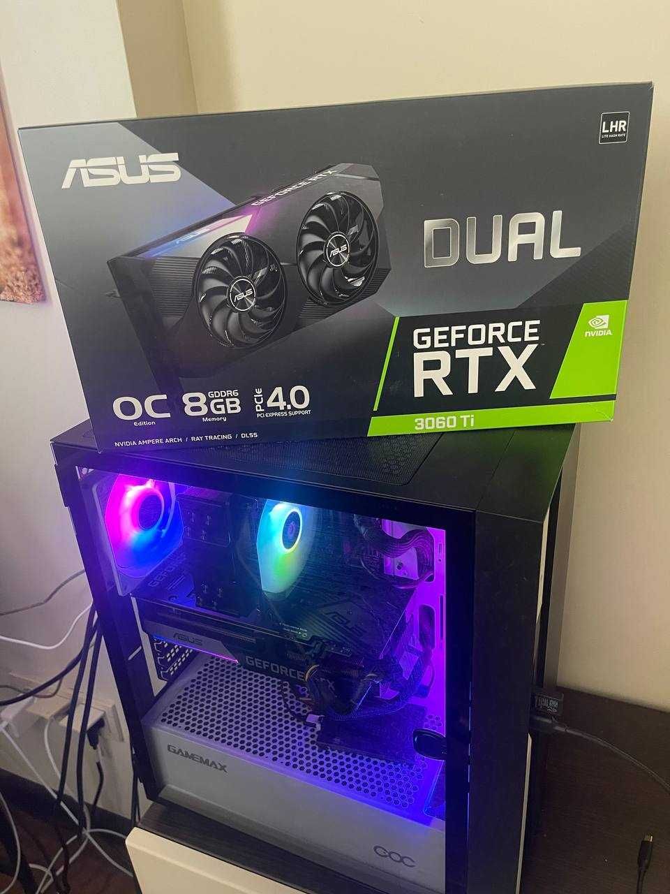 Відеокарта ASUS DUAL RTX 3060 Ti OC 8GB LHR
