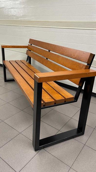 nowoczesna masywna ławka ogrodowa 3 osobowa nowa