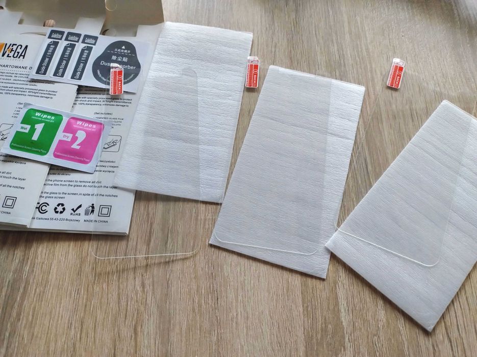 NOWE szkło ochronne hartowane do telefonu LG K10 2017 zestaw 3 sztuki