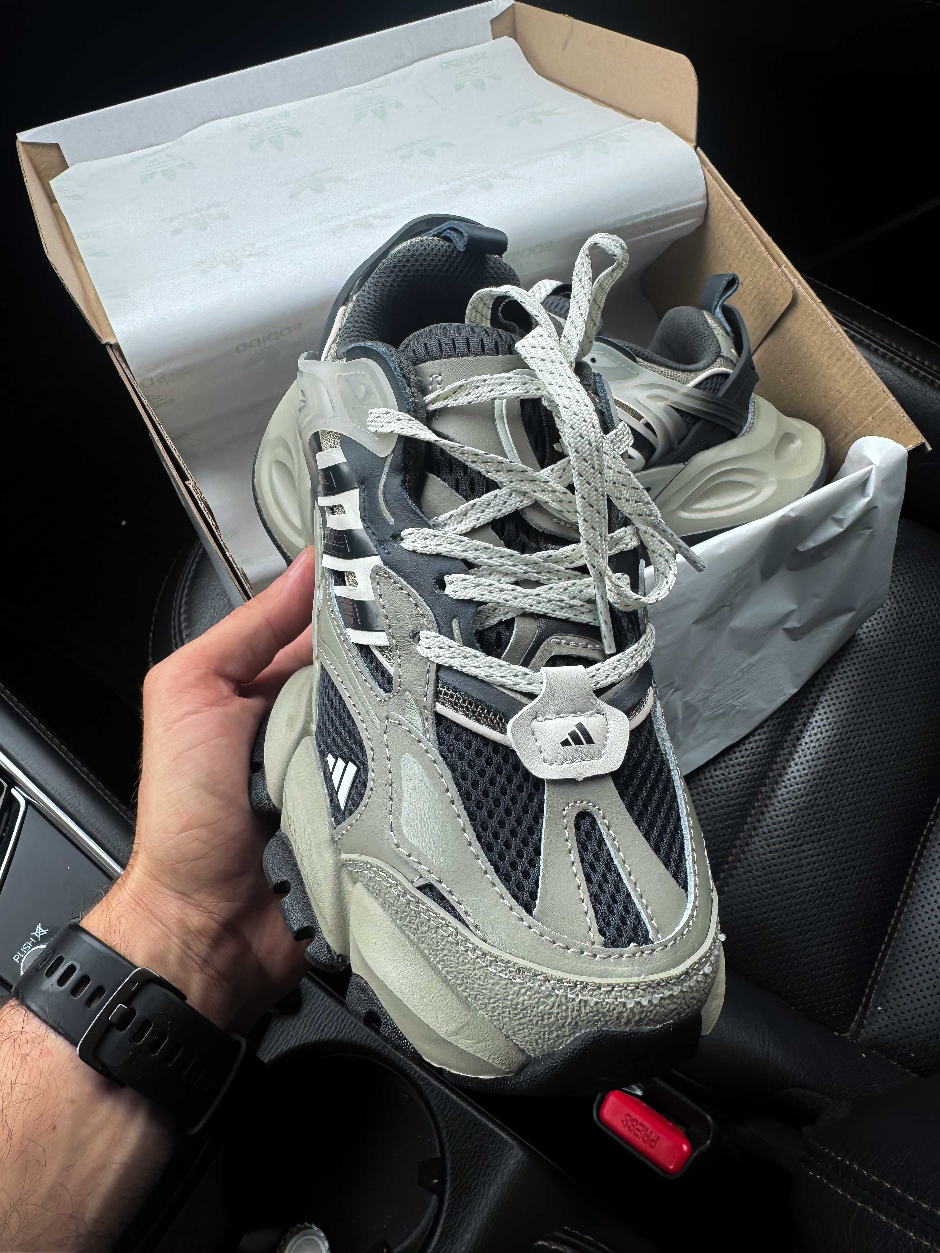 Кросівки Adidas Vento XLG Deluxe Grey адідас сірі чорні