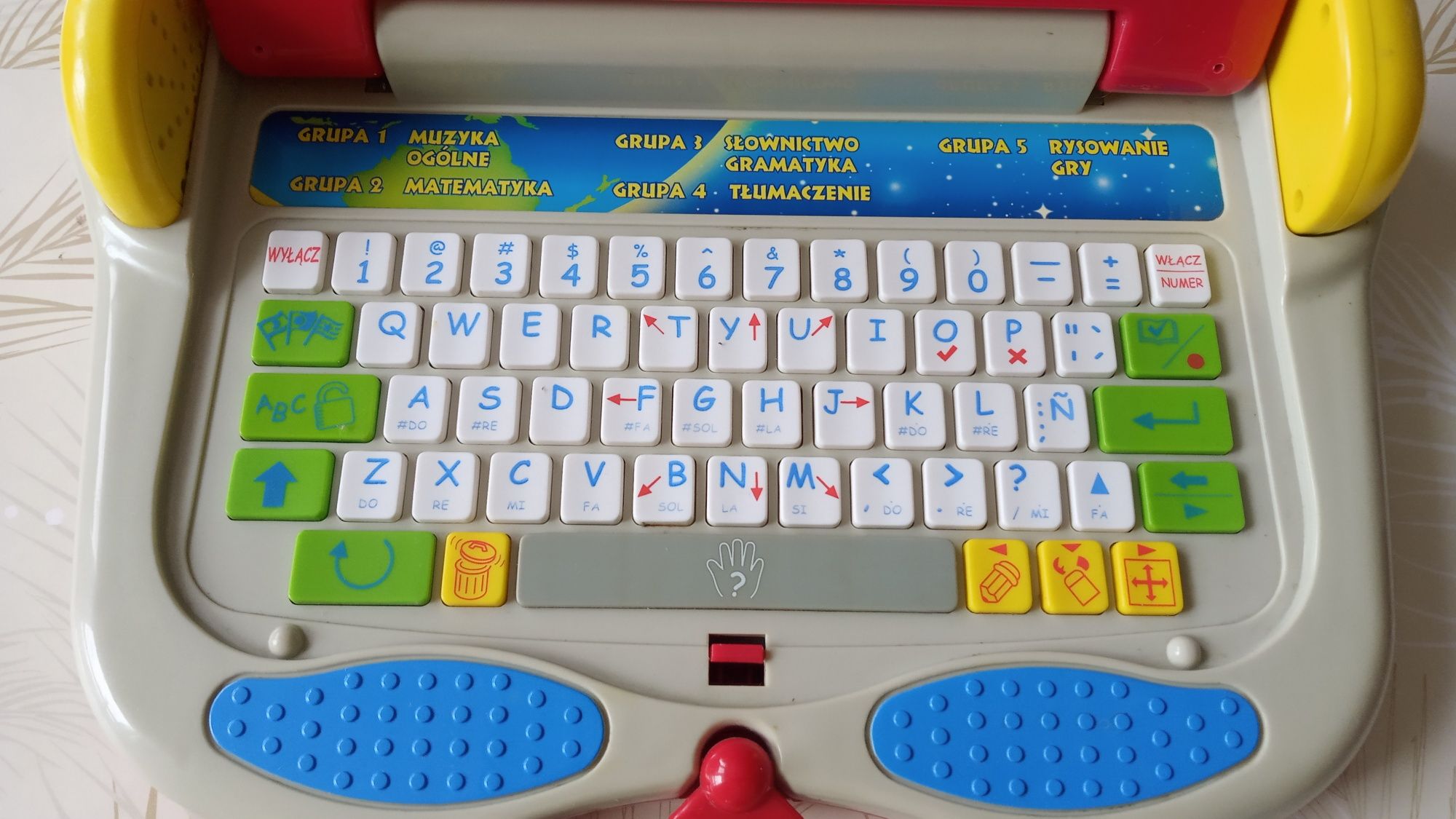 Komputer dziecięcy laptop trójjęzyczny interaktywny Tutu (ang.fr.pl)