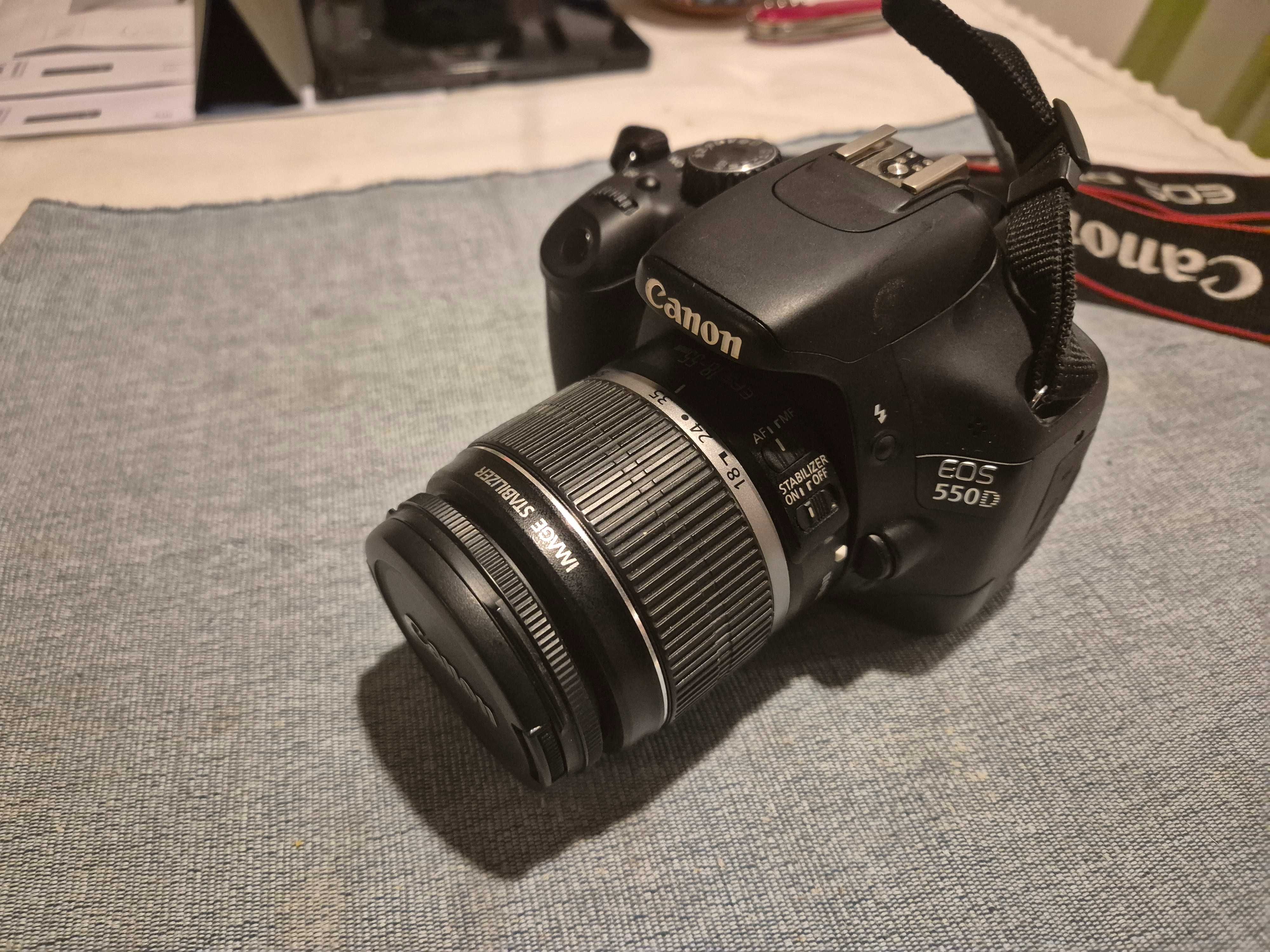 Canon EOS 550D + Obiektyw 18-55