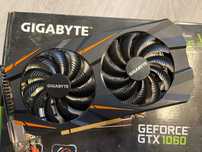 GIGABYTE WINDFORCE Geforce GTX 1060 OC (OverClocked) Edition 3GB DDR5