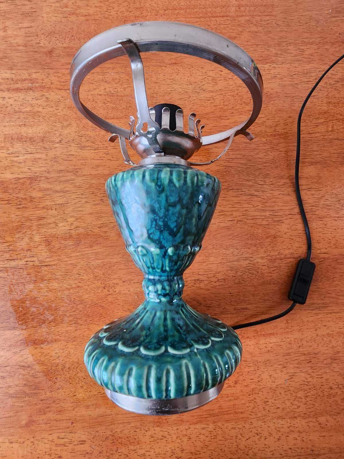 Лампа настольная керамическая  - ретро