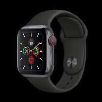 Apple Watch Series 5 GPS + Cellular 44mm Space Gray Aluminum Case