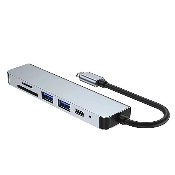 HUB Tech-Protect V4/6w1 USB-C - USB-A 3.0 / USB-A 2.0 / USB-C / HDMI /