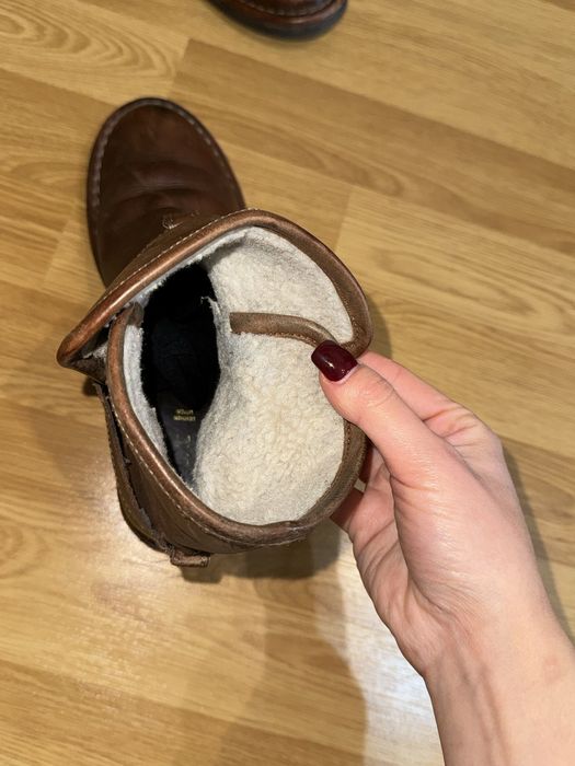 Демисезонні шкіряні чоботи, чобітки, черевики, ботінки