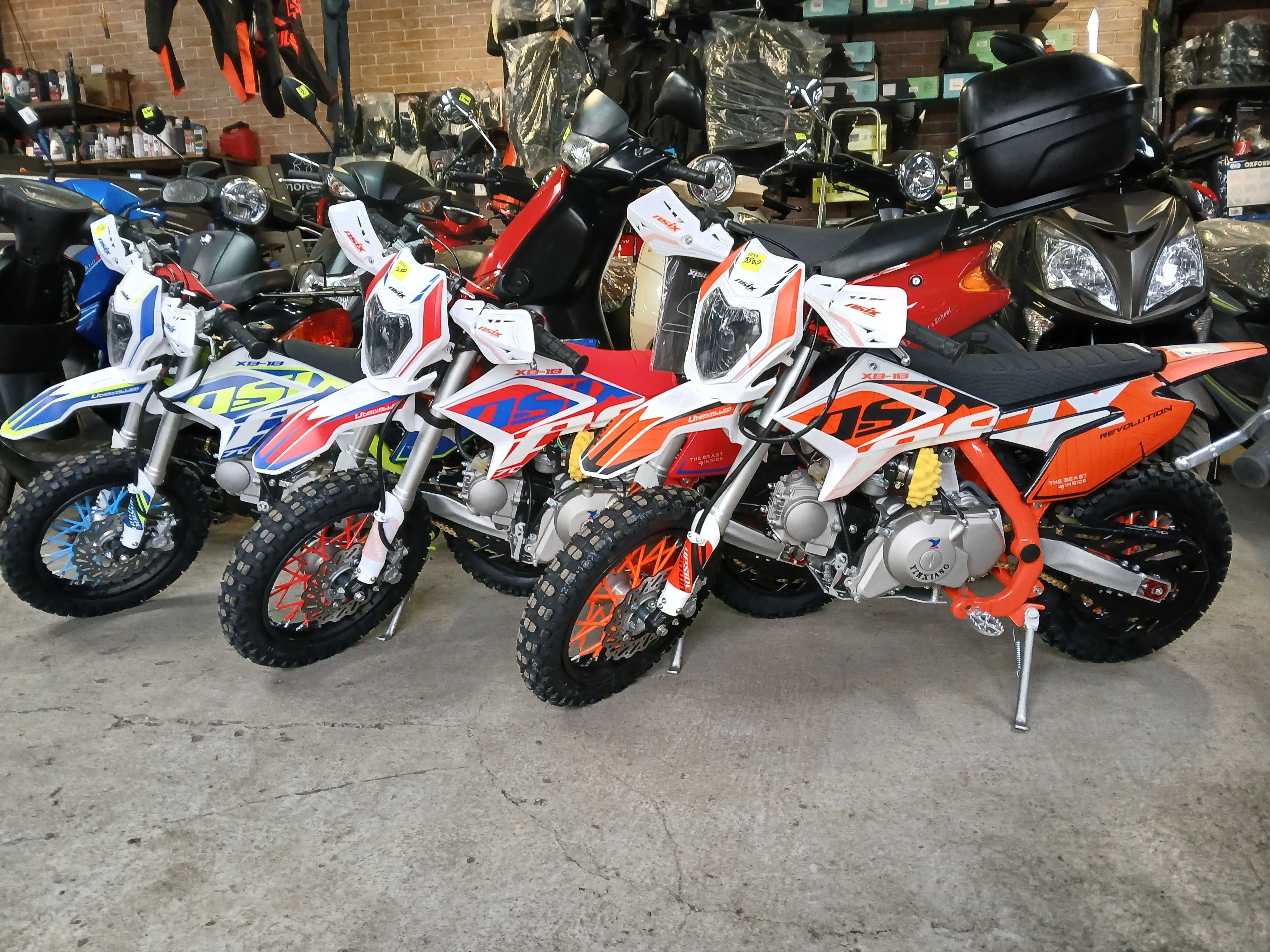 Mini Cross ASIX XB-18 70cc 4suw Super Jakość RATY wysyłka 12-10cali
