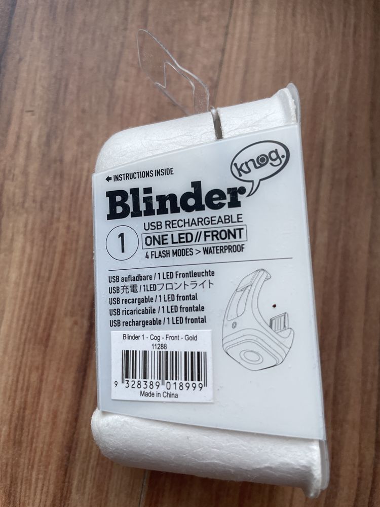 Lampka Knog Blinder USB LED przednia dioda Poznan