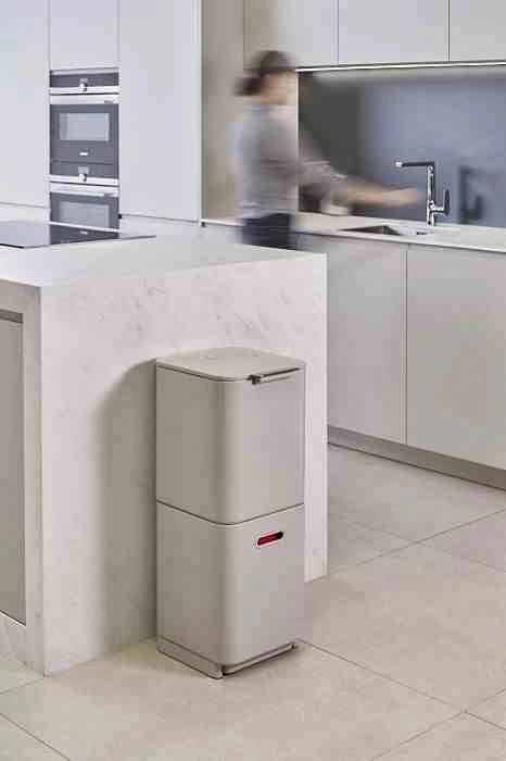 Kosz do segregacji 40l Totem Compact, szary / Joseph Joseph