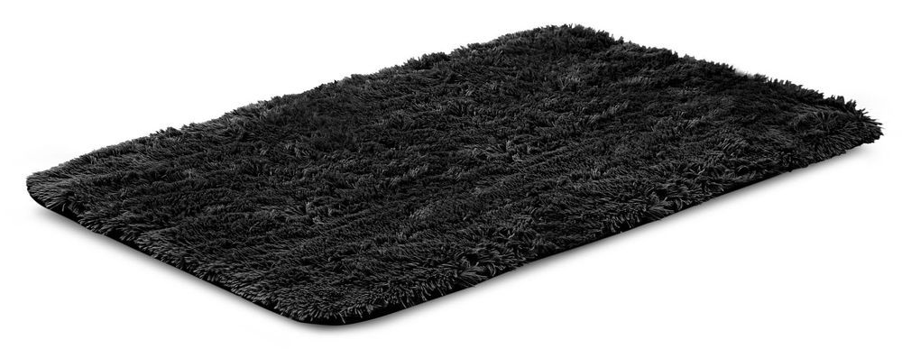 dywan shaggy antyslip 80x120 cm czarny