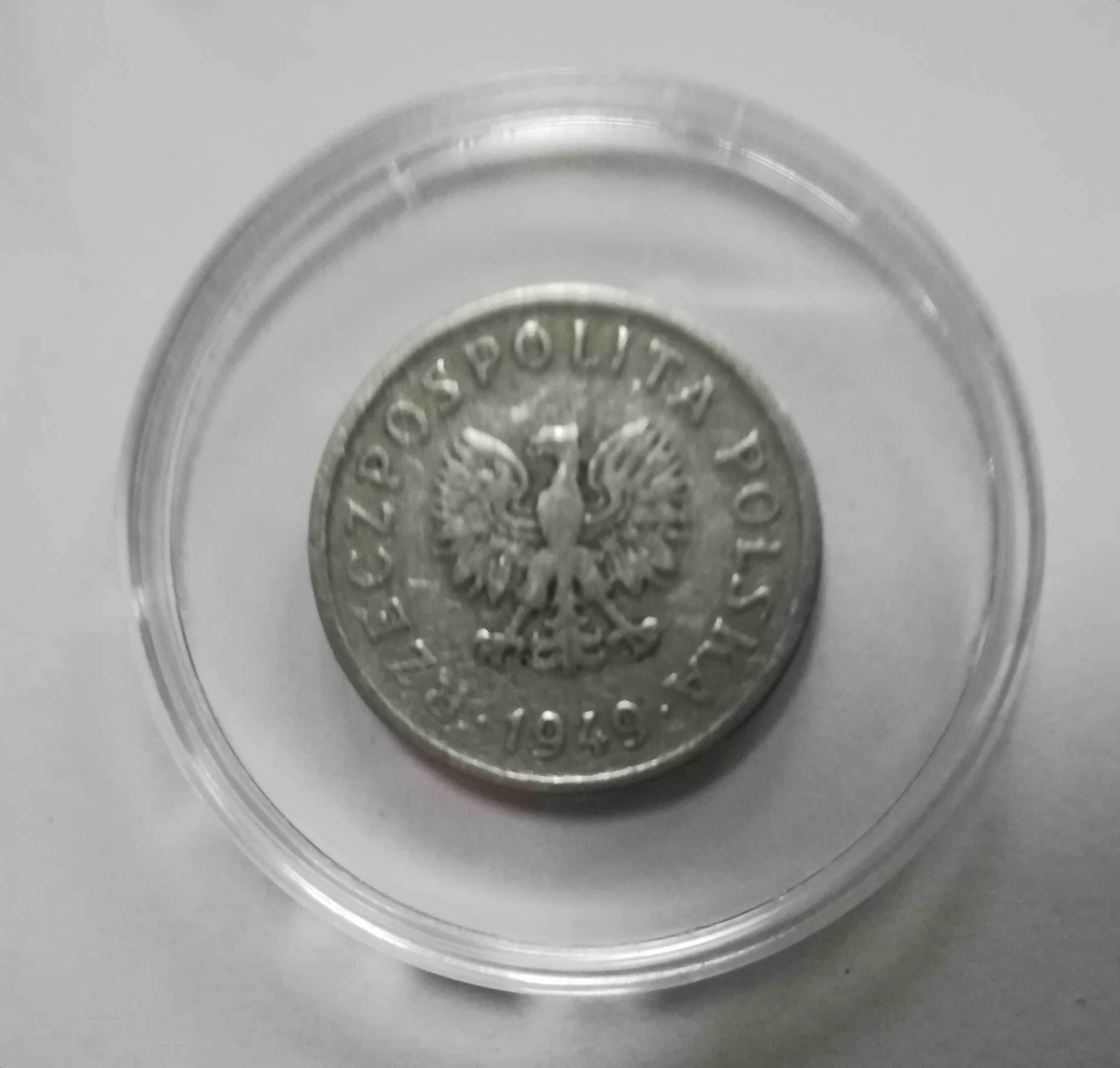 Moneta bez znaku mennicy 20 groszy 1949 rok .