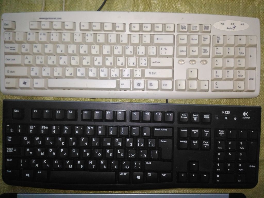 Клавіатура Microsoft RT9470 Logitech K120 Gembird Genius Codegen Sven