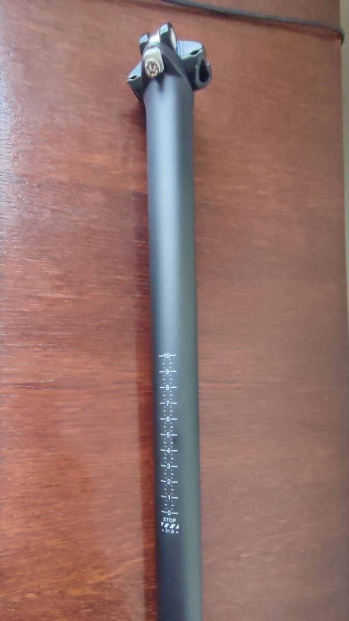 Sztyca carbon 31.6 - 400 mm - nowa