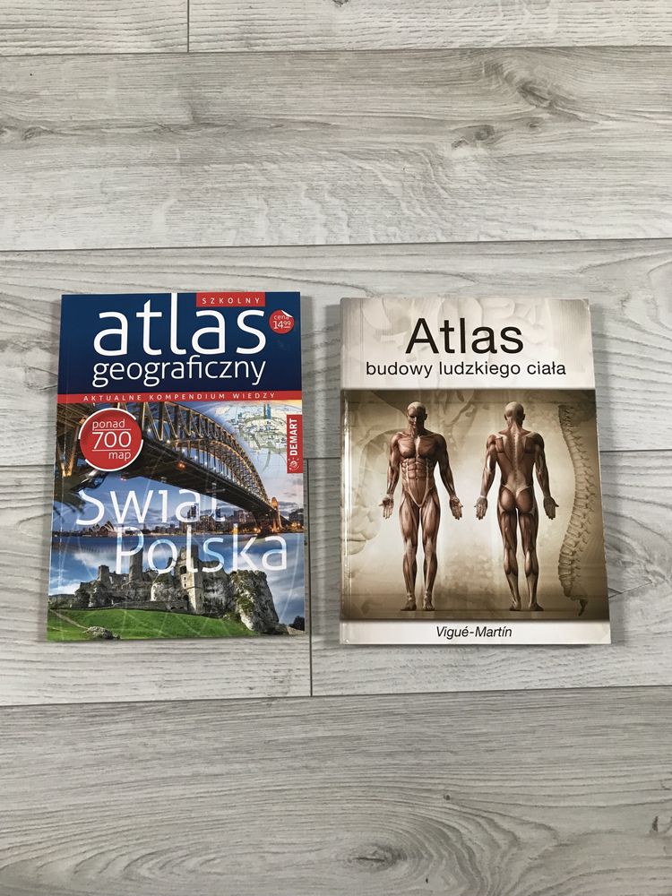 Sprzedam atlasy 10zł