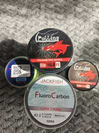 Plecionka + fluocarbon