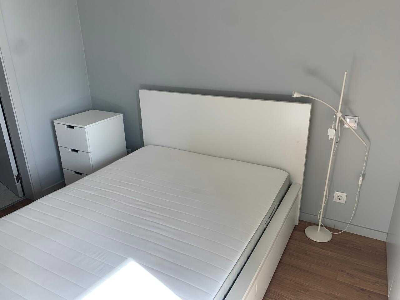 Cama MALM - 140x220 cm IKEA com colchão