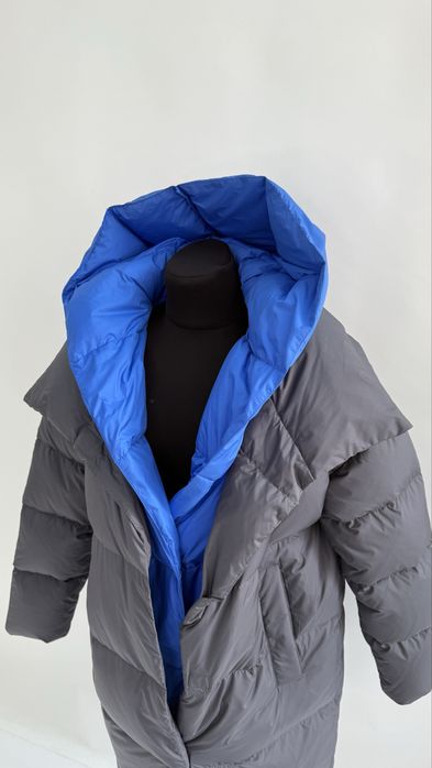 Жіночий подовженний пуховик Snow Owl усі розміри S,M,L,XL