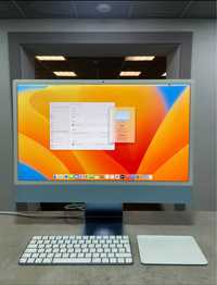 Продам iMac 24”, M1 8C CPU / 8C GPU , RAM 16 GB, SSD 1 TB , Blue