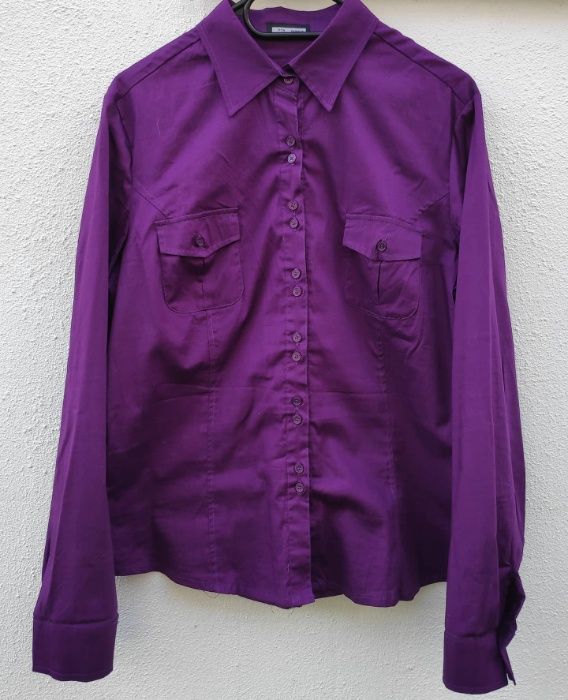 Camisas vintage de várias cores - 95 e 97% algodão - S a L